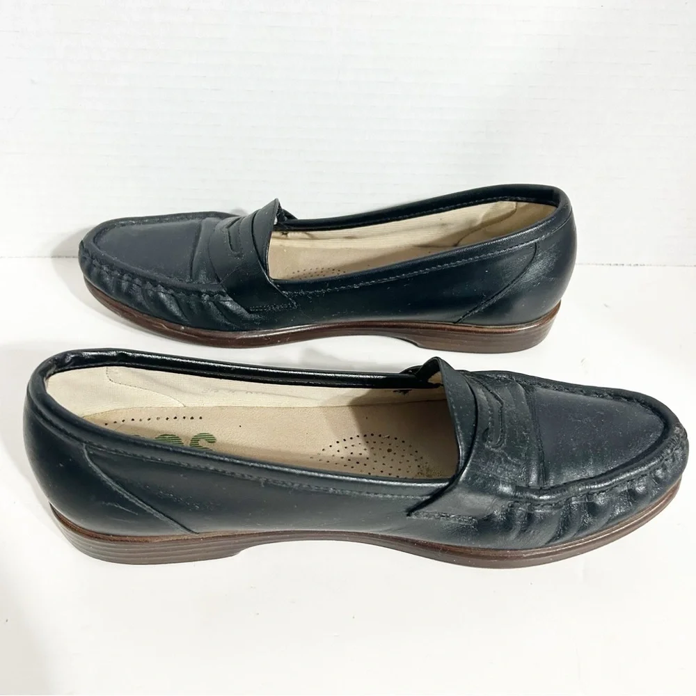 SAS Tripad Leather Slip On Penny Loafers Comfort Shoes Penny Slot Size 8.5 N